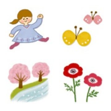 季節の絵文字【3月】